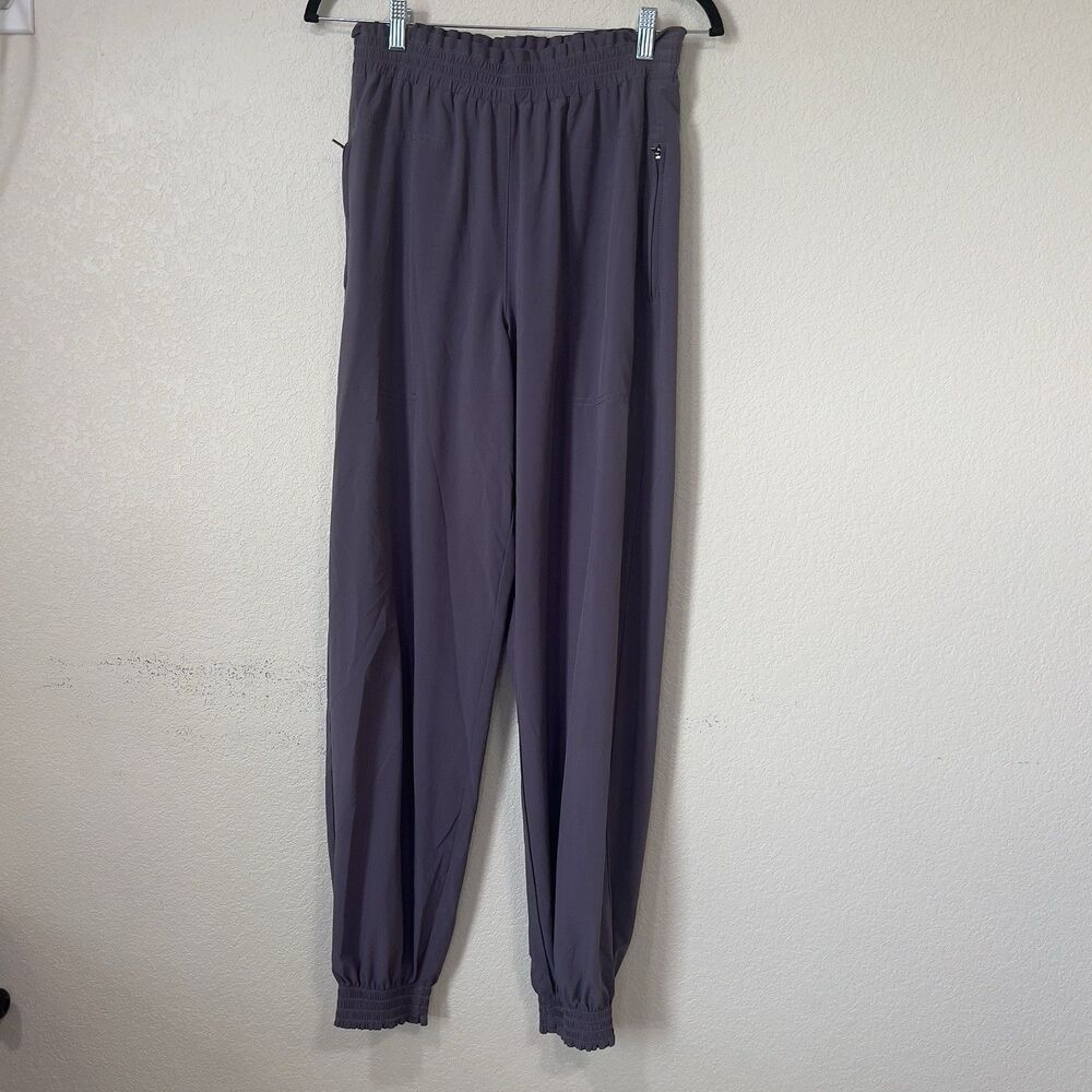 Athleta Savannah Featherweight Jogger Pants Size 4T Dusk Violet High Rise EUC - Picture 2 of 13